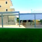 Transform your outdoor space with Cospibio Bioclimatic Pergola & Cospi U127 Vertical Shading