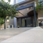 CospiBio bioclimatic pergola in Drafi, Pallini - by Cospico