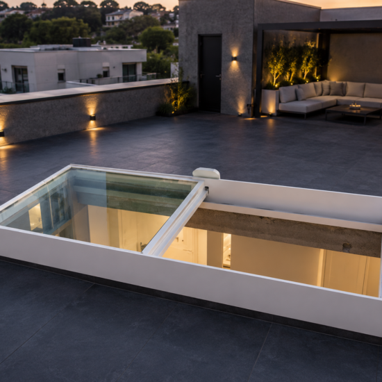 COSPISKLIGHT white opening roof system